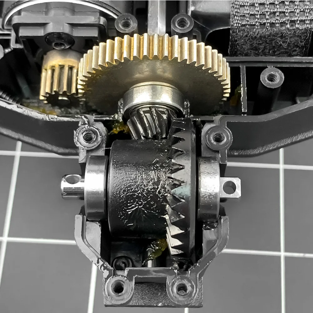 AXSPEED 40CR Steel Helical Bevel 10T+30T Front Rear Axle Gear for MJX 14210 14209 16208 1/14 RC Car Drift Truck Upgrade Parts