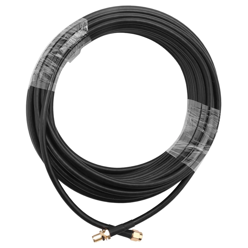 SMA WiFi Antenna Extension 10M SMA Male to SMA Female Low Loss RG58 Coaxial Cable Patch Lead Coax for 2G/3G/4G LTE-A69M