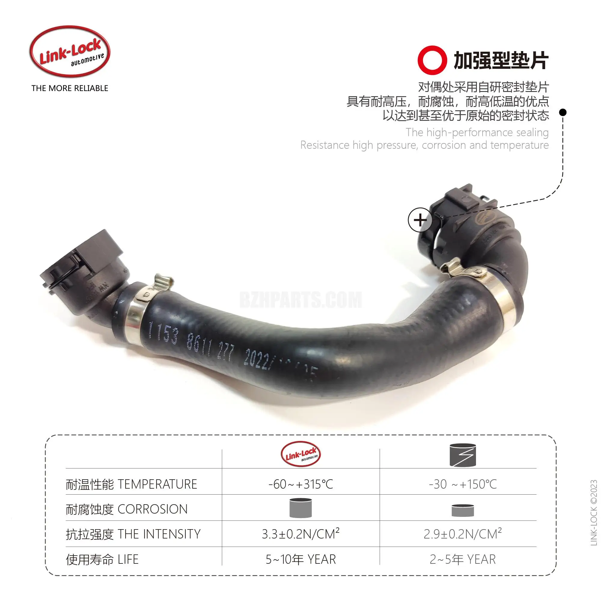LINK-LOCK Coolant Pipe Turbine Water Pipe 11538611277 for BMW B58 1234567 Series X3 x4 g38 g12 g01 g02 - Image 3