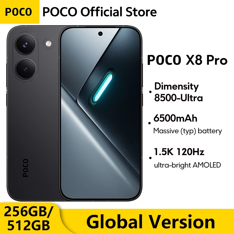 POCO X8 Pro グローバル版【世界初公開】スマートフォン Dimensity