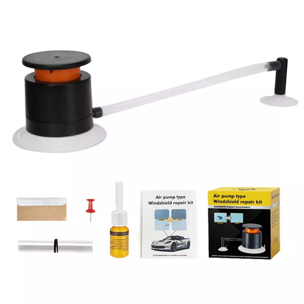 

Windshield Repair Kit for Wind Glass Chips Cracks Recovery Suitable for Laminated Glass Damage Up to 12 Inches