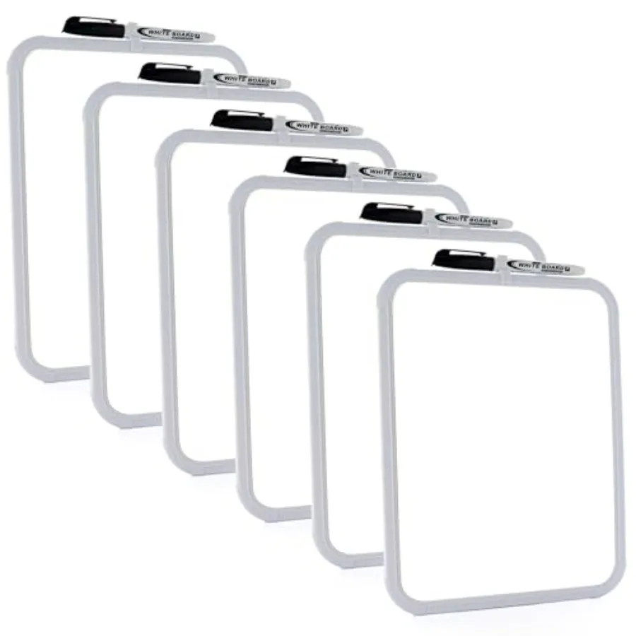

8.5" X 11" Dry Erase Board with Marker Sturdy Frame Mount Horizontally or Vertically Helps You to get Organised Perfect for Hom