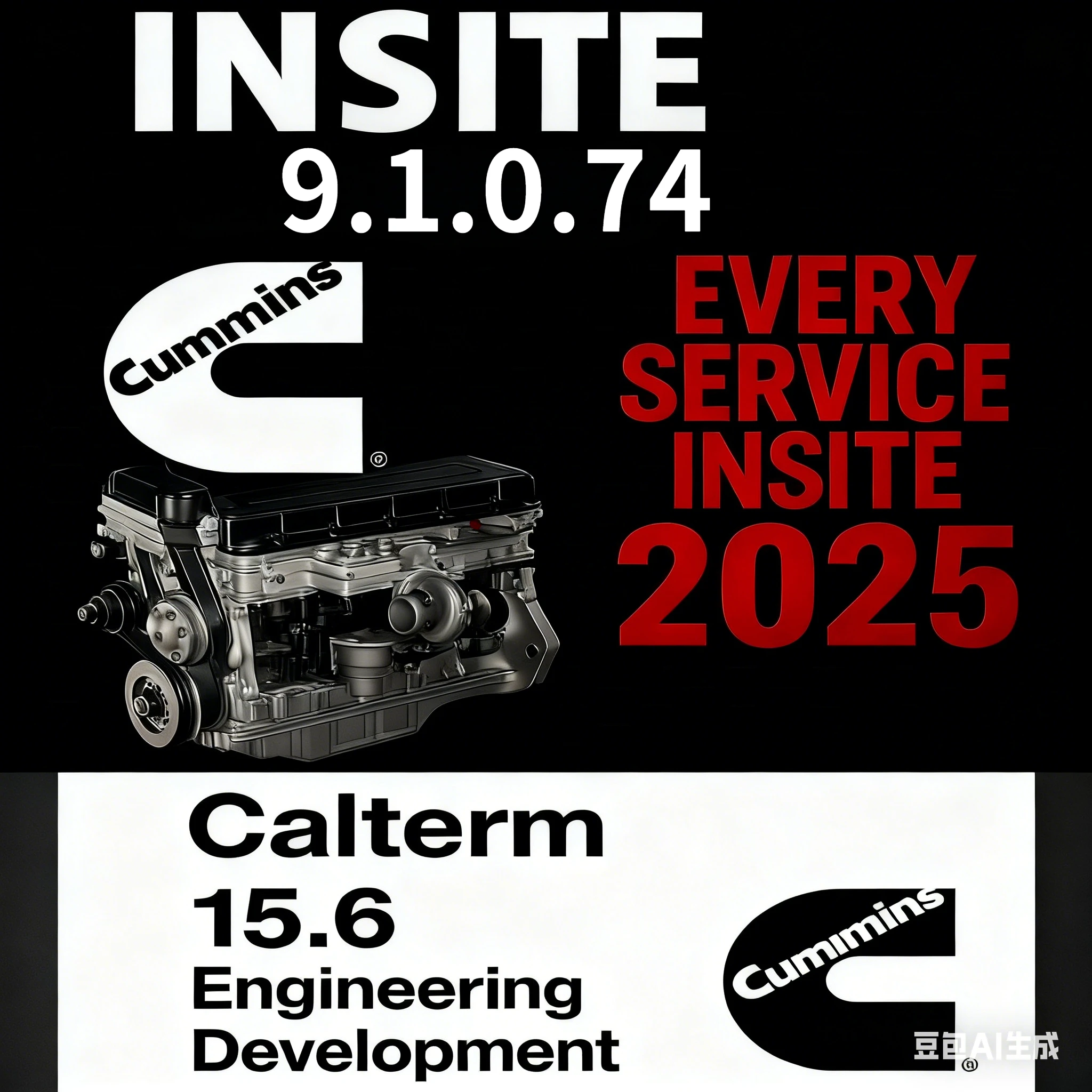 Cummins Insite 9.1.0.74 PRO + Calterm 5.16 INCAL 2025.10 อ่านโค้ดข้อผิดพลาด ปรับเทียบ ECM โปรแกรมพารามิเตอร์ HGWU