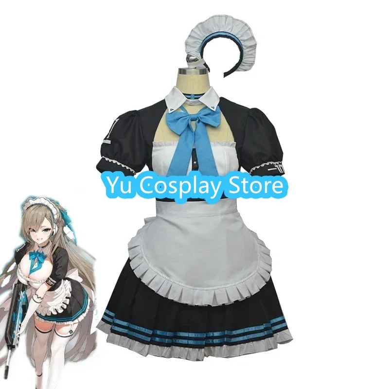 Gioco Blue Archive Itinose Asena Costume Cosplay Donna Abito da cameriera carino Abito da festa di Halloween Abbigliamento anime Realizzato su misura