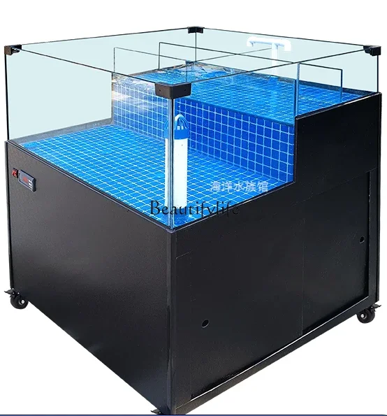 Seafood Fish Tank Commercial Restaurant Seafood Pool Refrigeration Integrated Machine Mobile