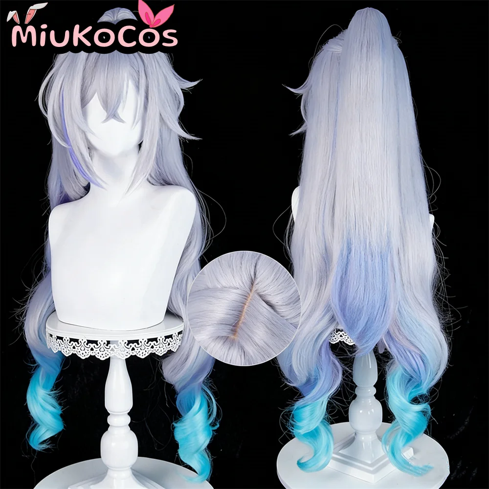 IN STOCK Two-Phase Paradise SP Silver Wolf Cosplay Wig MiukoCosplay Game Honkai: Star Rail Cosplay
