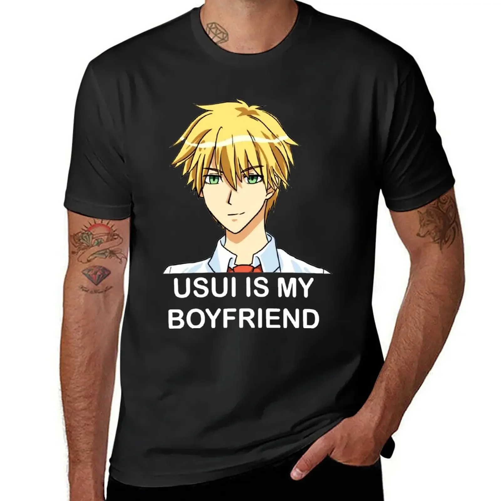 Kaichou wa Maid Sama Usui is My Boyfriend Camiseta larga para niños, camisetas blancas para hombres, paquete de nueva edición