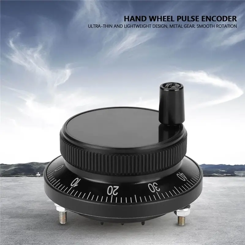 M11K-Terminal Pulser Handwheel, 5V 60MM Rotary Encoder, For Manual Pulse Input Type CNC Controller For Milling Machine