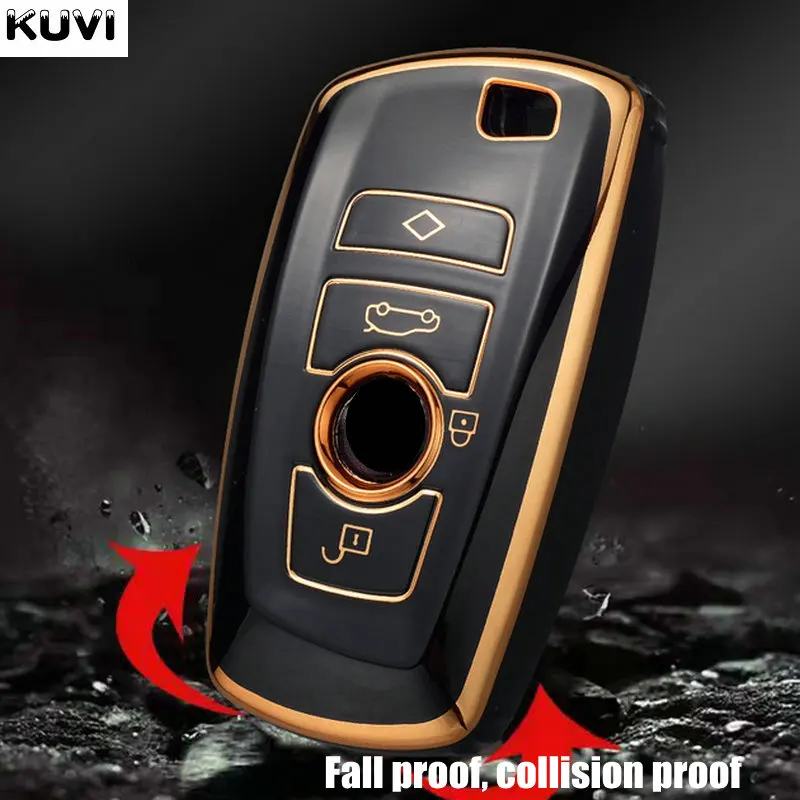 TPU Car Remote Key Case Cover Shell Fob For BMW 1 3 5 7 Series X1 X3 X4 X5 F10 F20 F30 F18 F25 M3 M4 E34 E36 Keyless Accessories image 5