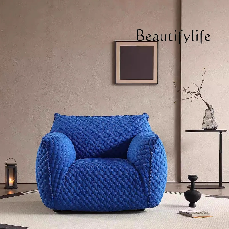 

Sofa chair single seat plus balcony living room creative high-end lazy chair designer fashion