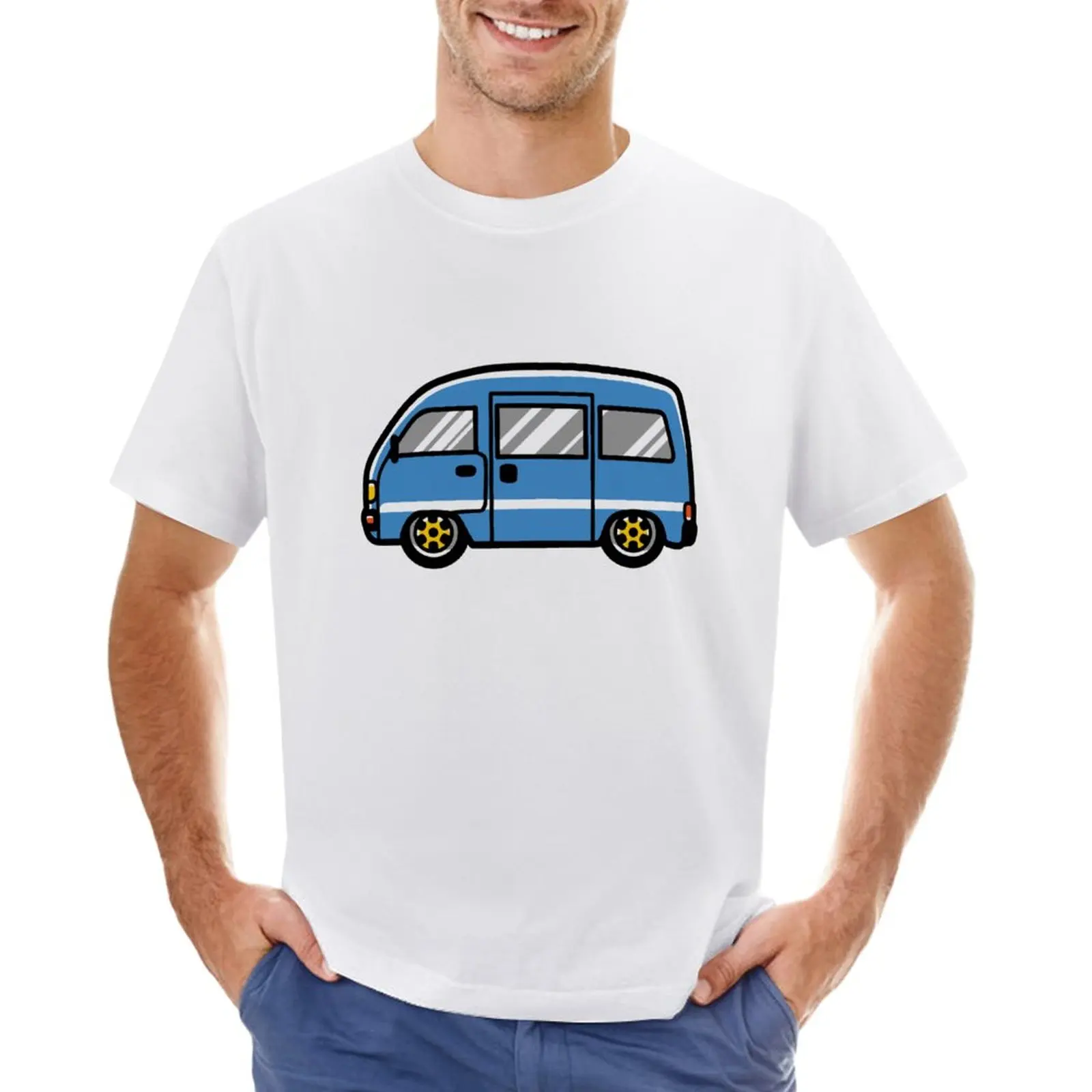 

Damas Kei Van T-Shirt customs hippie clothes summer tops tees big and tall t shirts for men