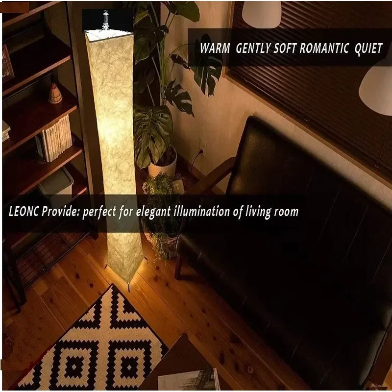 RGB Color Changing Floor Lamp with Remote Control LED Standing Light for Living Room Bedroom Modern Decor
