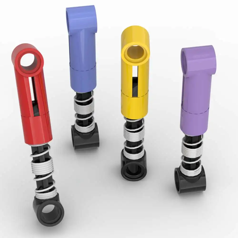 MOC 1PCS 76537 731c04 Hard Spring Brick 73129 Shock Absorber Arm Substitutable Building Block Toys Adults Boys Holiday Gifts