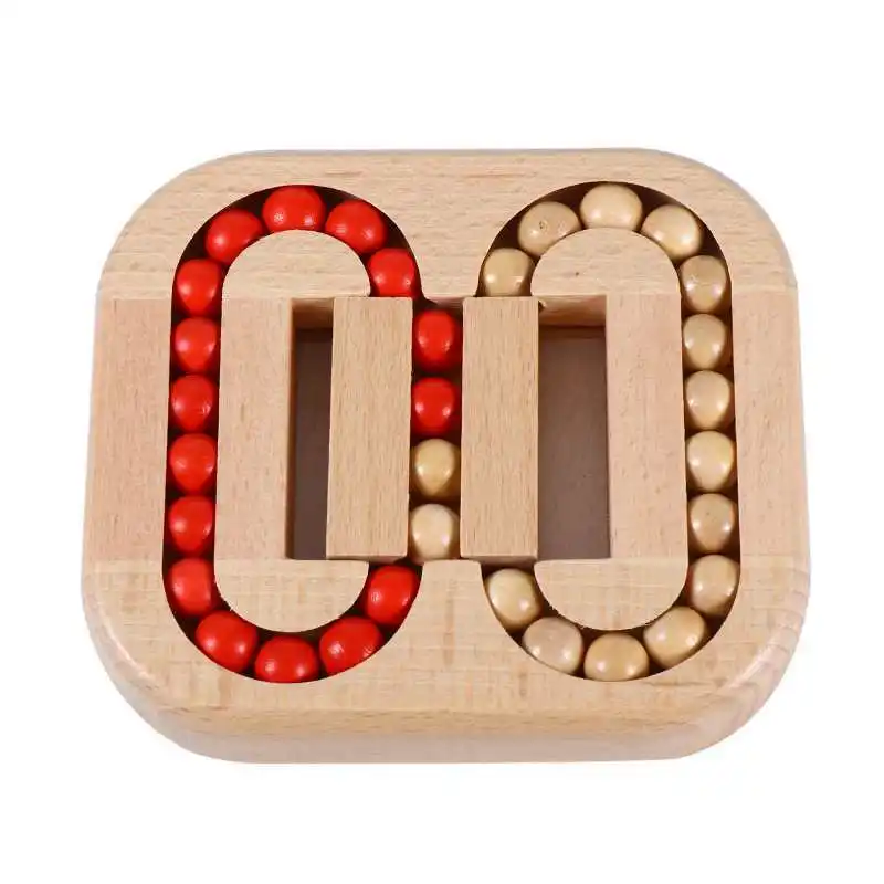 Rotating Magic Bean Fingertip Toy Wood Puzzles Brain Teaser Fidget Anxiety Stress Relief Toys Fun Gifts For Adults And Kids