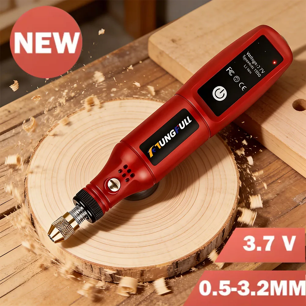 USB Rechargeable Cordless Engraving Pen Wireless Rotary Tool Portable Handheld Precision Engraver for Jewelry Glass DIY Craft