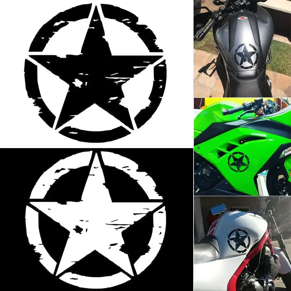 Hot Graphic  Vintage  Motorcycle  Auto Decals ARMY Star Military Car Sticker15cm*15cm