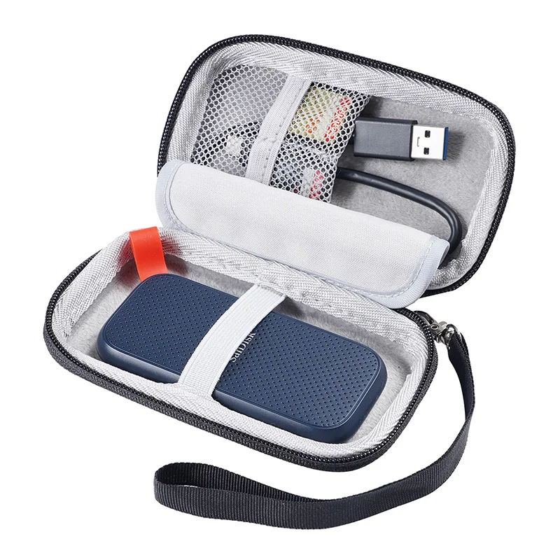 Newest Hard EVA Outdoor Travel Box Carrying Case Bag Cover for SanDisk SSD E30 480GB 1TB 2TB Portable External Solid State Drive