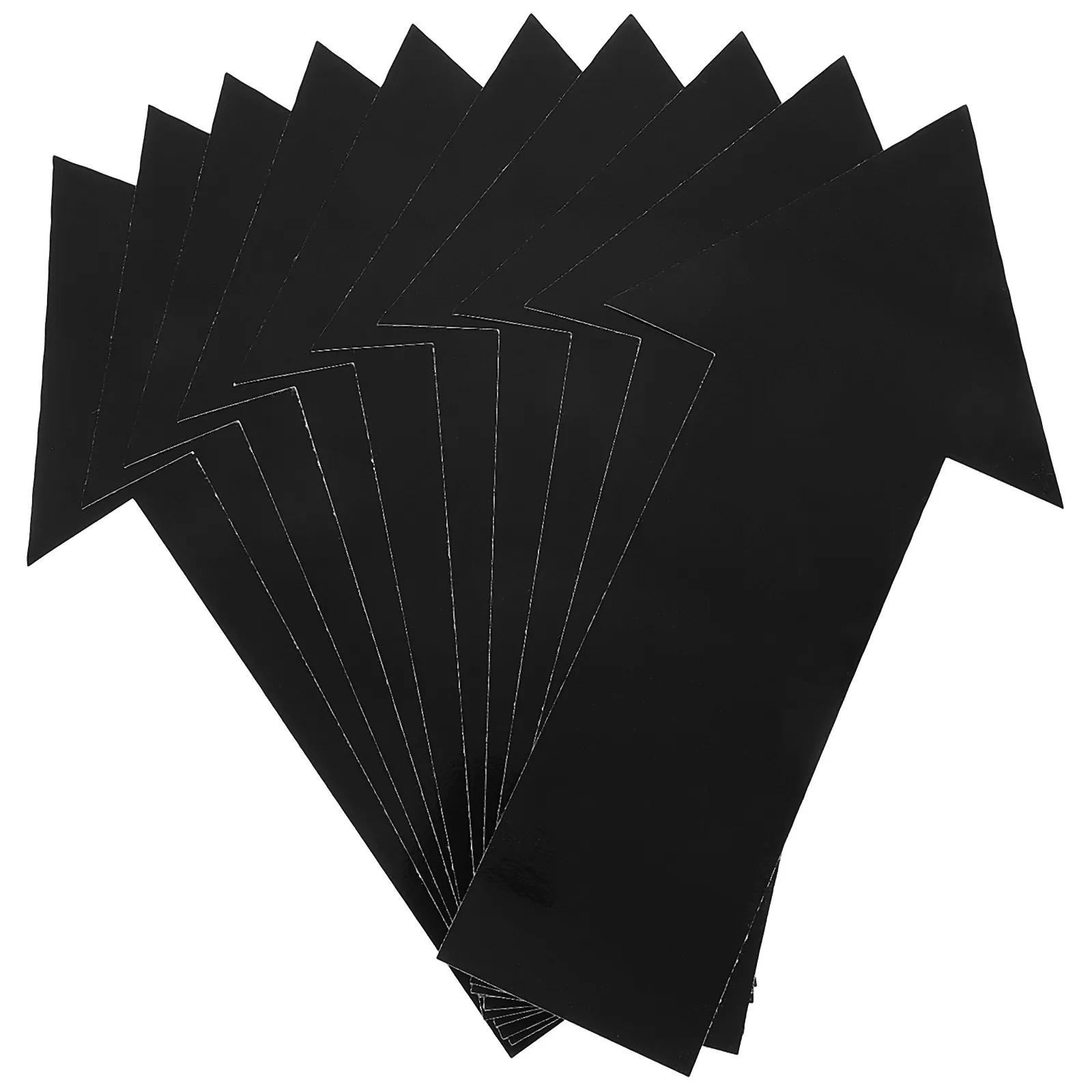 10Pcs Self-Adhesive Floor Arrow Stickers Waterproof Directional Decals for Warehouse Office Retail Commercial Traffic Wayfinding