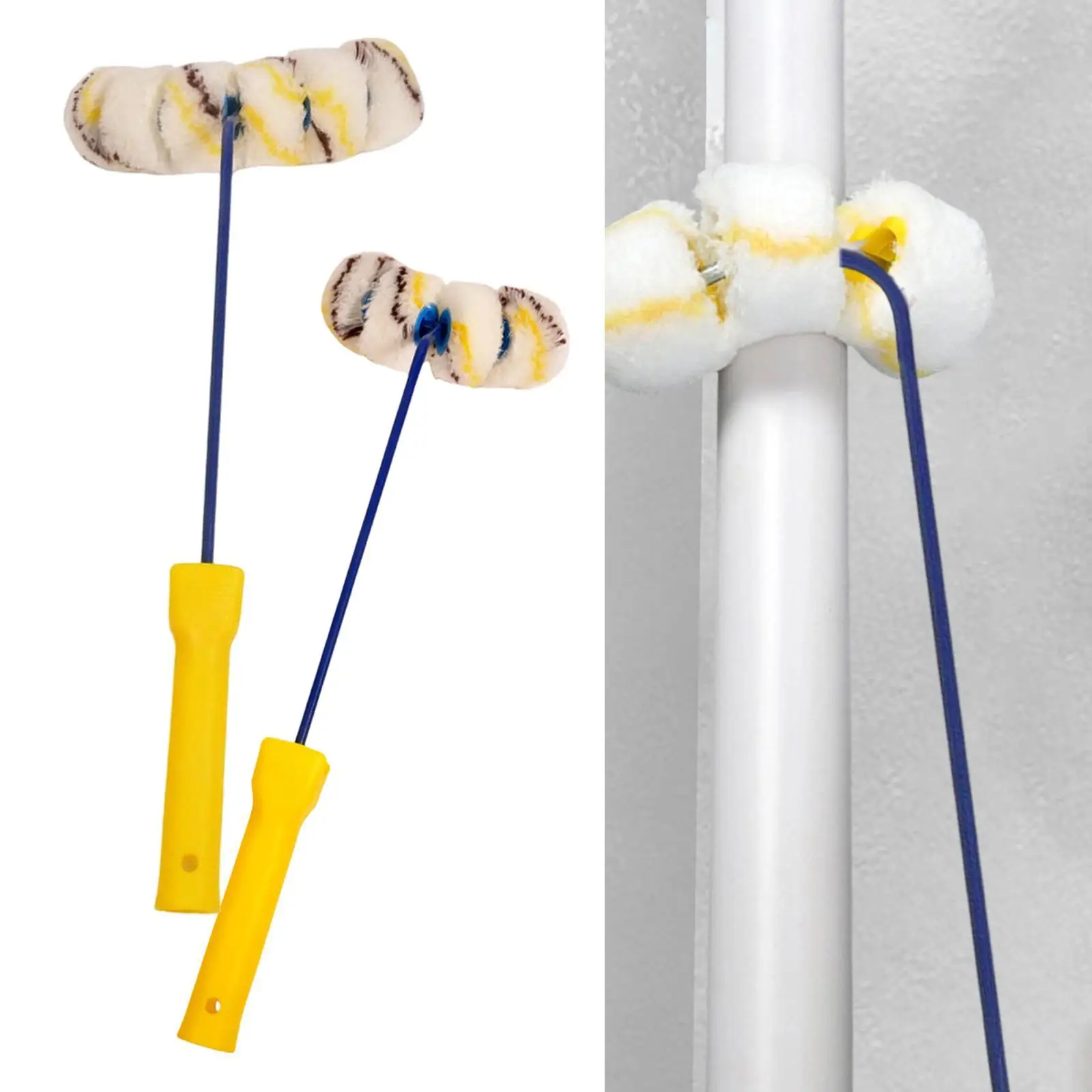 Pipe Paint Roller ARC Tube Roller Brush for Cleaning Scaffolding Water Pipes
