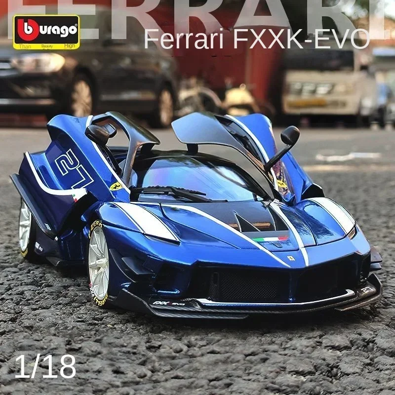 

Bimeigao 1:18 Ferrari FXXK EVO simulation car model Sports car model boys gift collection pieces