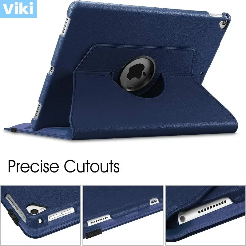 Case For Apple iPad Pro 12.9 360 Rotating Smart Cover iPad 12.9 Pro 3 4 5 6th Gen 12.9 PU Leather Protective Funda Tablet Shell