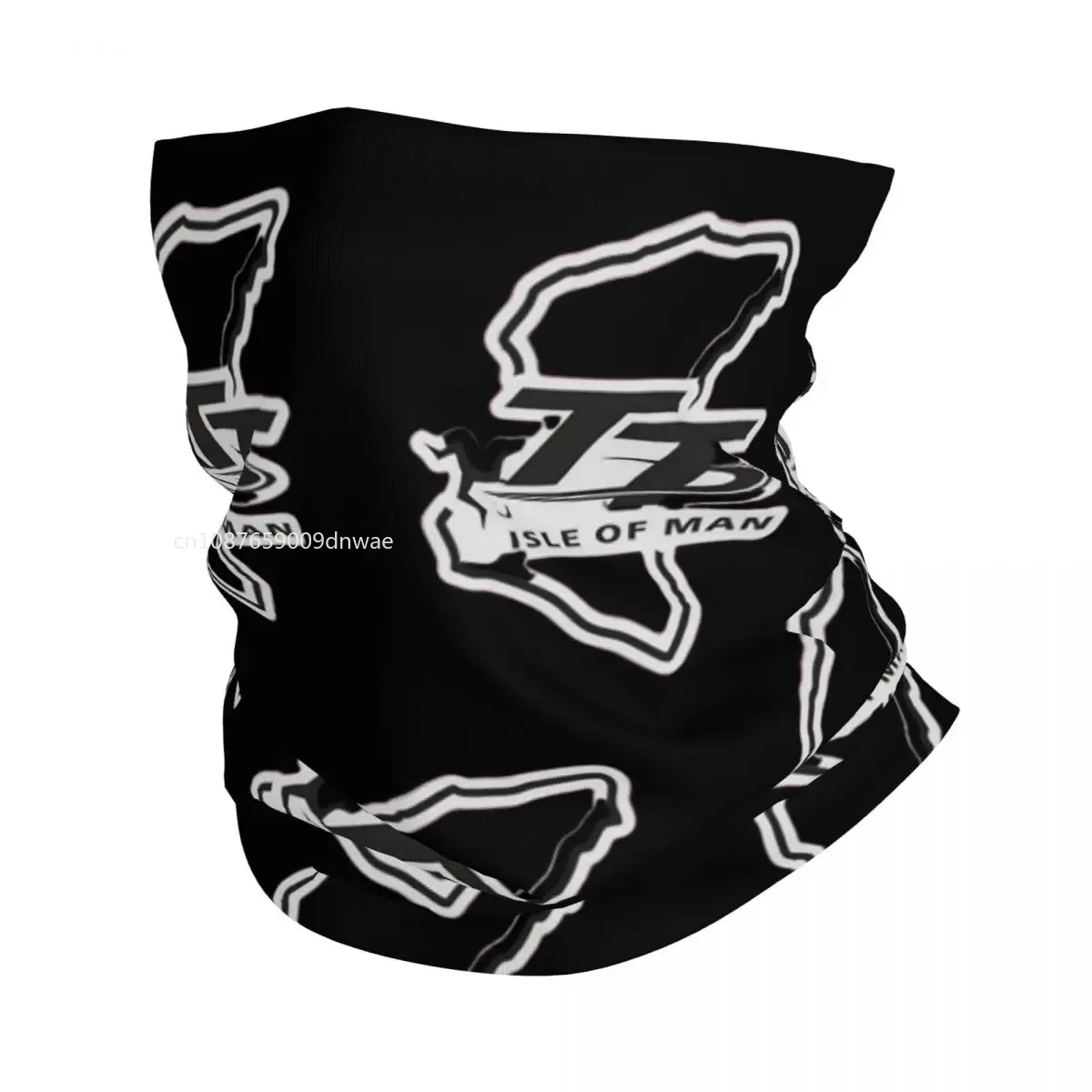 Isle Of Man TT-Bandana de carreras de motos Unisex, cubierta de cuello estampada, pasamontañas, bufanda envolvente, diadema cálida para montar, Ciclismo de Invierno para adultos