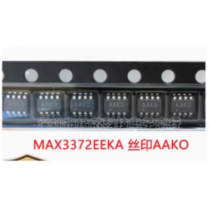 10PCS MAX3372EEKA SOT-23-8 16Mbps 2-Ch Bidirectional Level Translator ±15kV ESD Original New