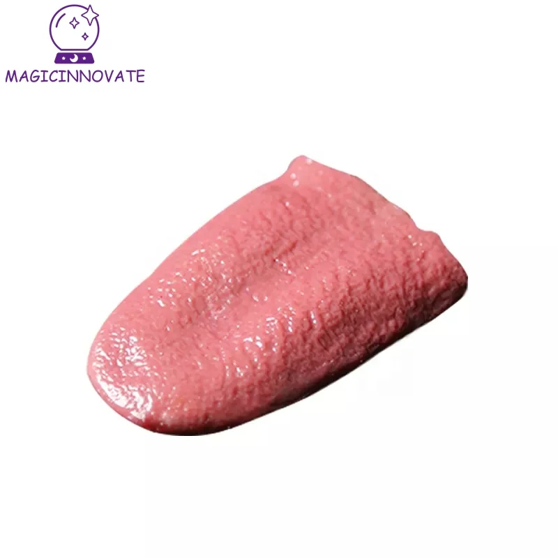 Hot Horror Funny Magic Tricks Whole Person False Simulation Tongue Decompression Toy Halloween Prank