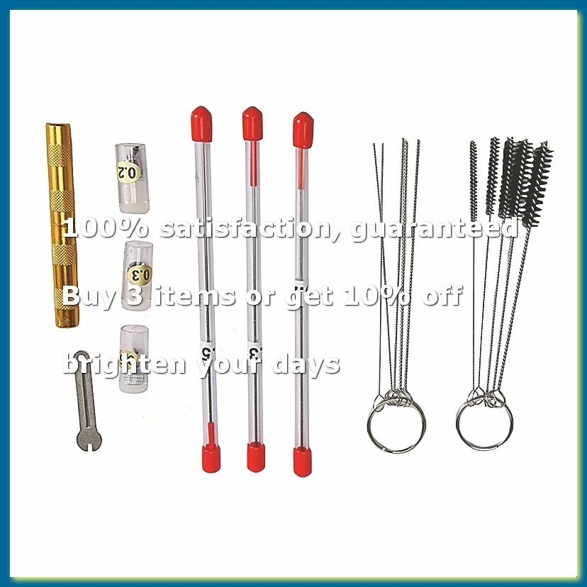 Airbrush Nozzle Cap Kit Needle Replacement Parts Cleaning Kit 21Pcs