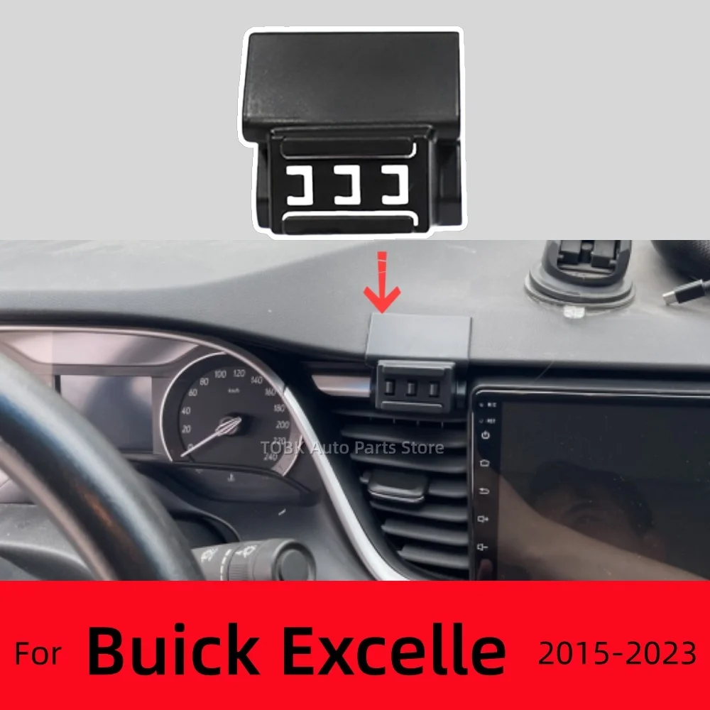 

For Buick Excelle 2015-2023 2016 2017 Car Phone Holder Strong Special Fixed Bracket Base 15W Wireless Charging Cars Accessories