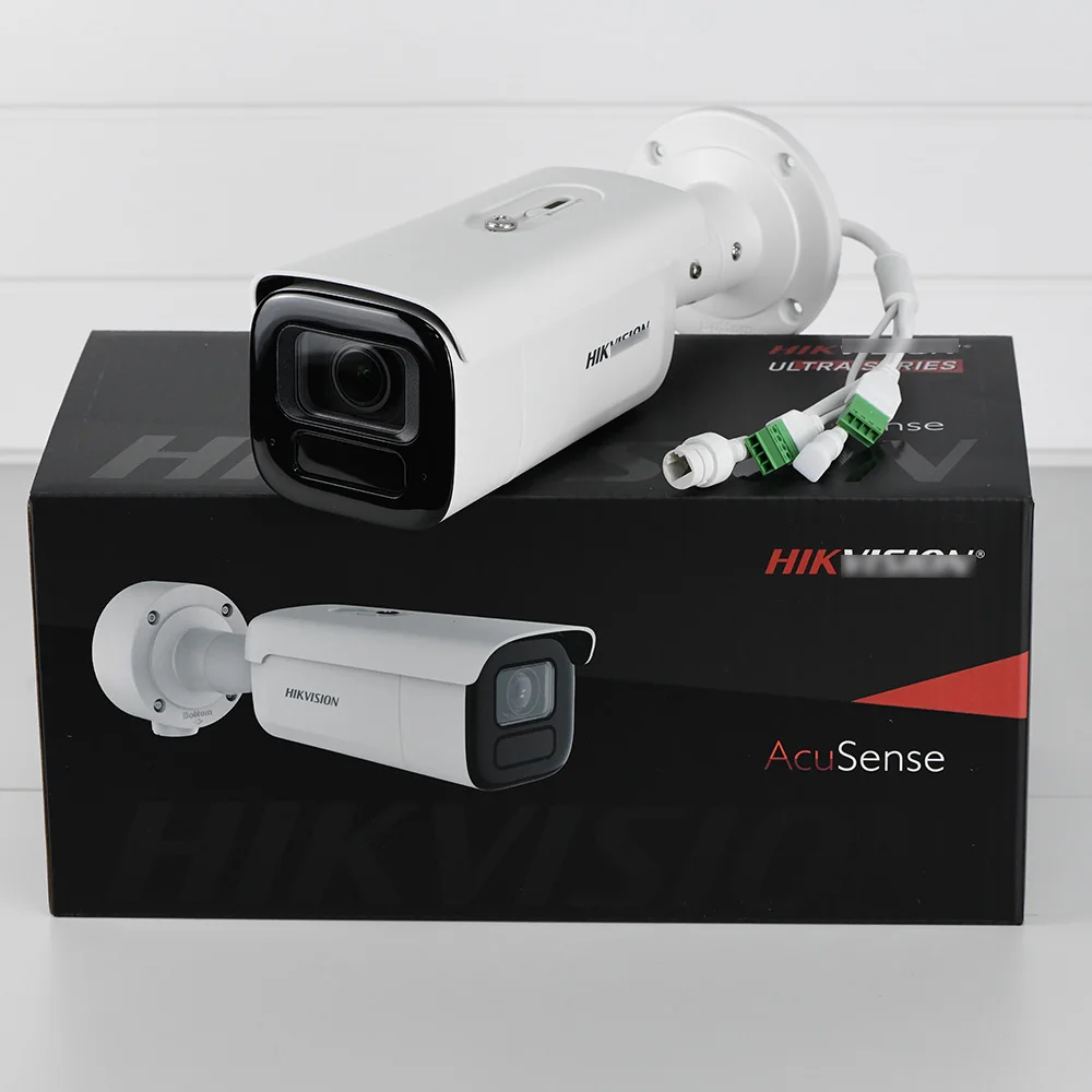 8MP Zoom Bullet IP Camera 4K AcuSense Outdoor Motorized Varifocal Network Camera Human Vehicle Detection