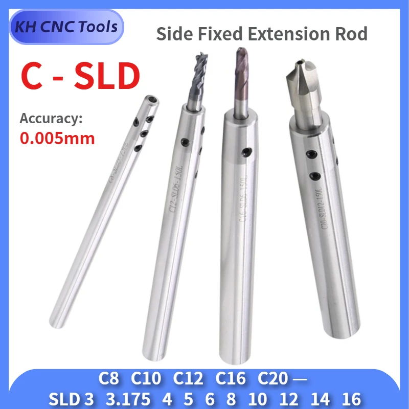

Side Fixed SLD Small Diameter Cutting Rod Extension Rod C8 C10 C12 C16 C20 SLD3 SLD4 SLD6 tool holder bracket tool Extension rod