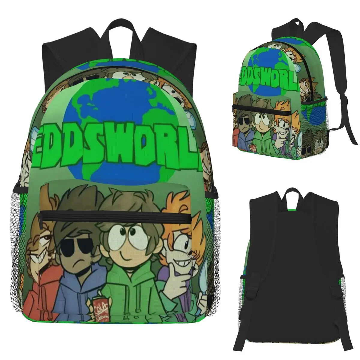 

Студенческий рюкзак Eddsworld, школьная сумка, походный дорожный рюкзак для мужчин и женщин, модная сумка для книг, сумки на плечо