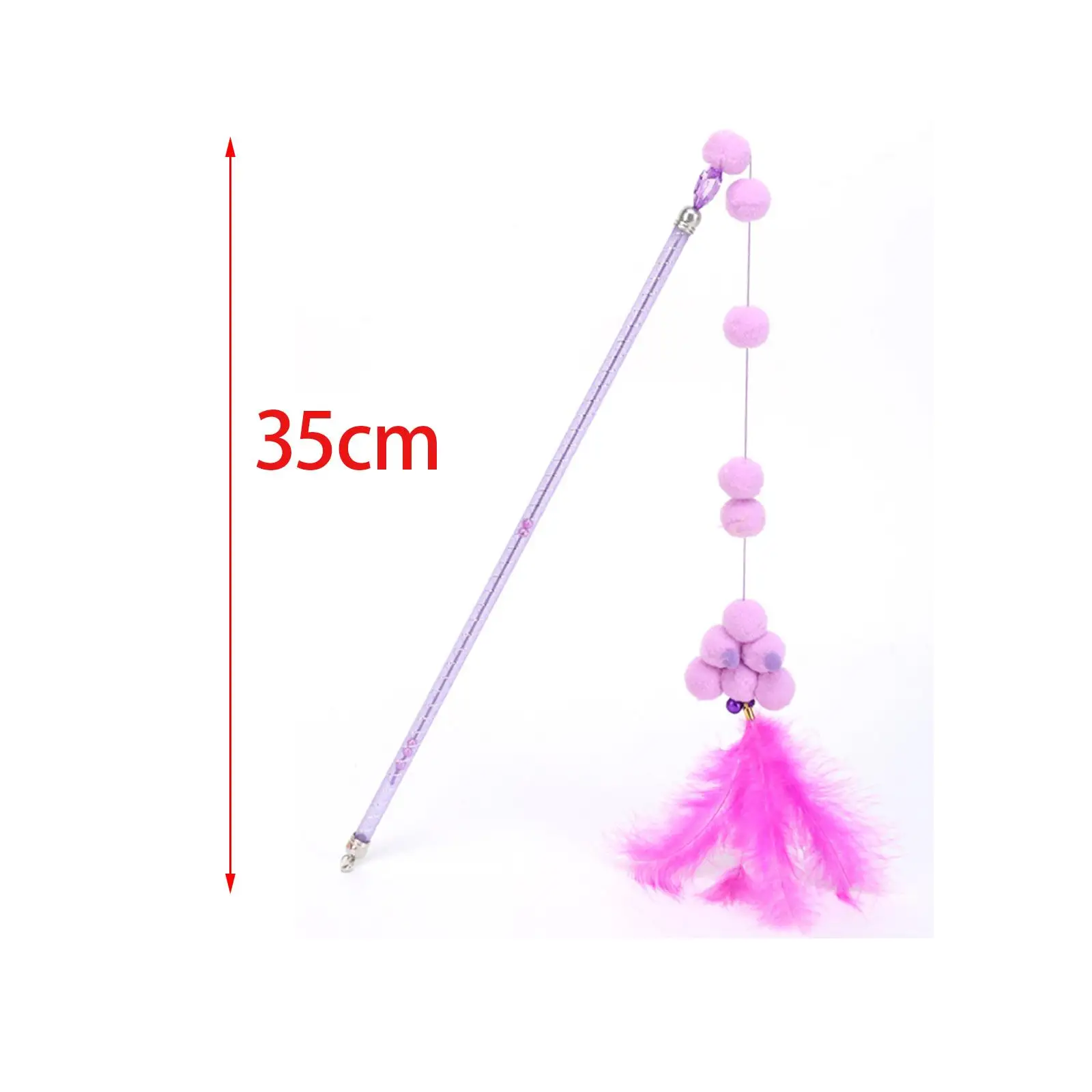 2xCat ティーザー インタラクティブおもちゃ 知能を鍛える 面白いからかい棒 ピンク