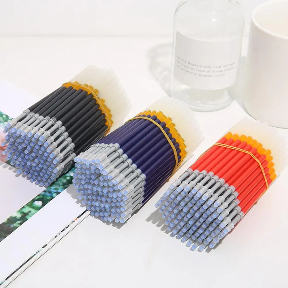 Ink Refills 0.5mm Nib Quick Installation Student Stationery Pen Replacement Refills Easy Removal Pen Refills Office Supply