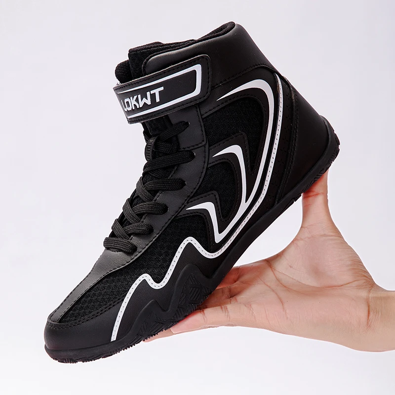 

Professional Wrestling Shoes Men Comfortable Boxing Sneakers Men Anti-Slip Gym Training Shoes Men Indoor Man Fighting Shoe