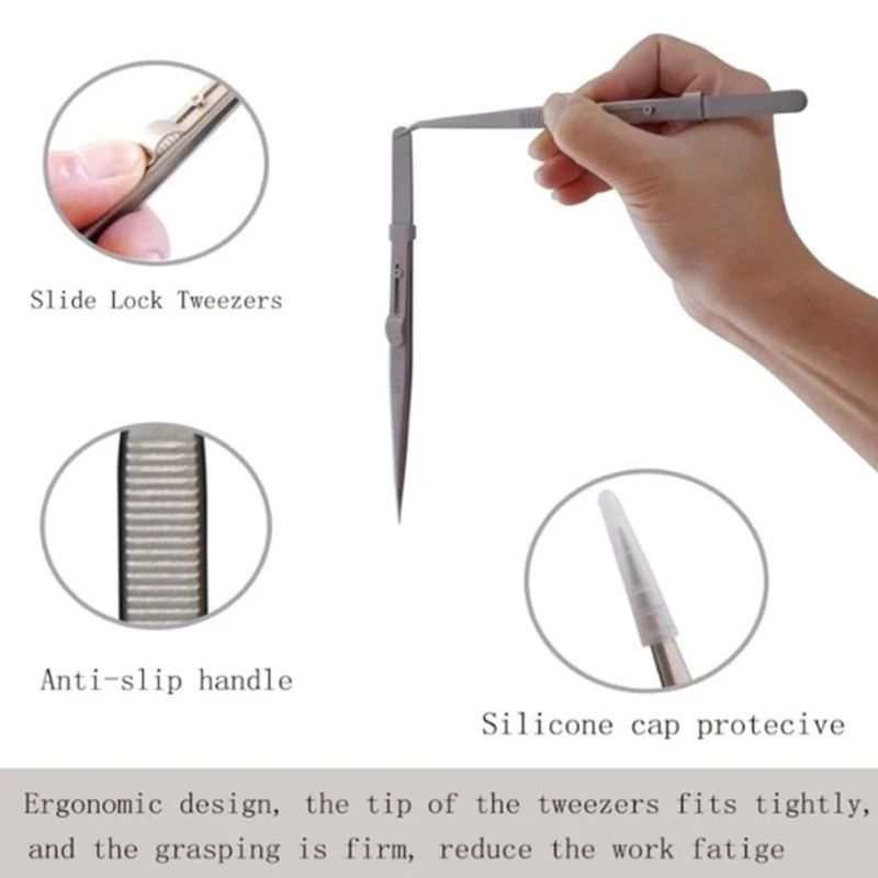 Bộ 5 Nhíp chính xác đa chức năng được chế tạo cho thủ công, xây dựng mô hình Thả vận chuyển
