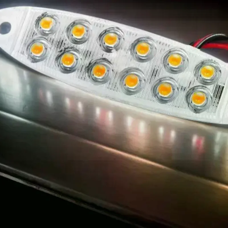 

1/2/4pcs Wireless LED Solar Strobe Light Waterproof For Motorcycle Car Bike Truck Anti-collision Warning Light Signal Lamp