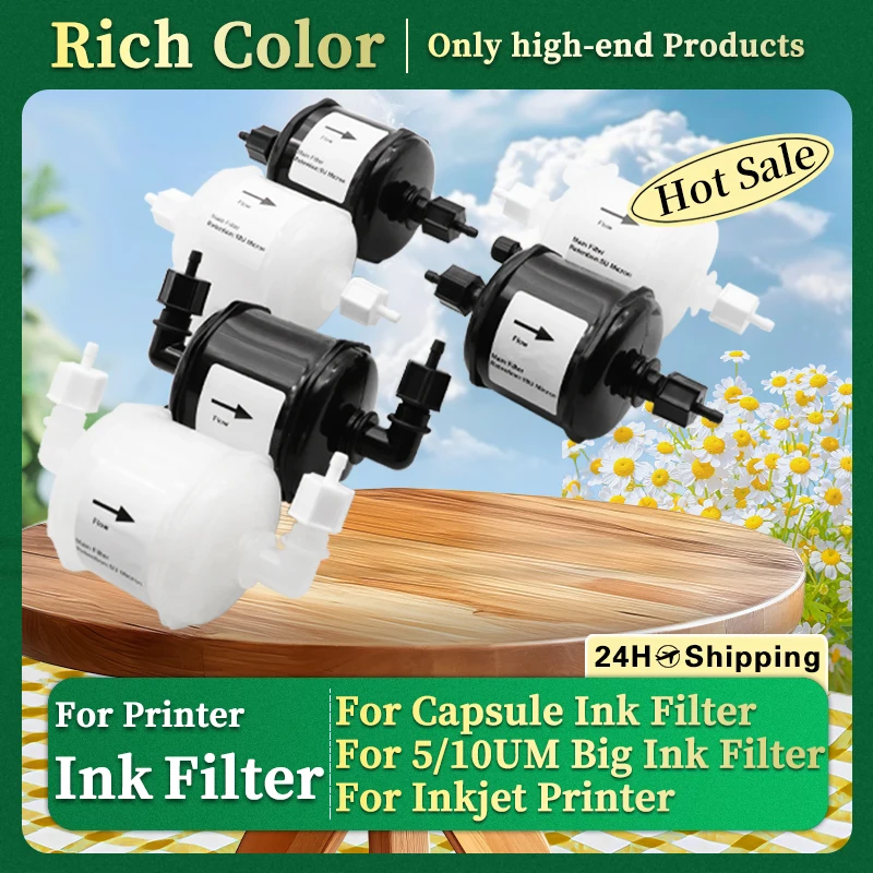 

1 шт., УФ-капсульный чернильный фильтр для струйного принтера Myjet Allwin Liyu, сольвентный принтер 5UM/10UM, капсула с несколькими применениями
