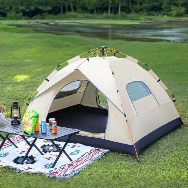 

Outdoor Portable Automatic Camping Tent 3-4 People Thickened Rainproof Sunscreen Convenient Portable New Products