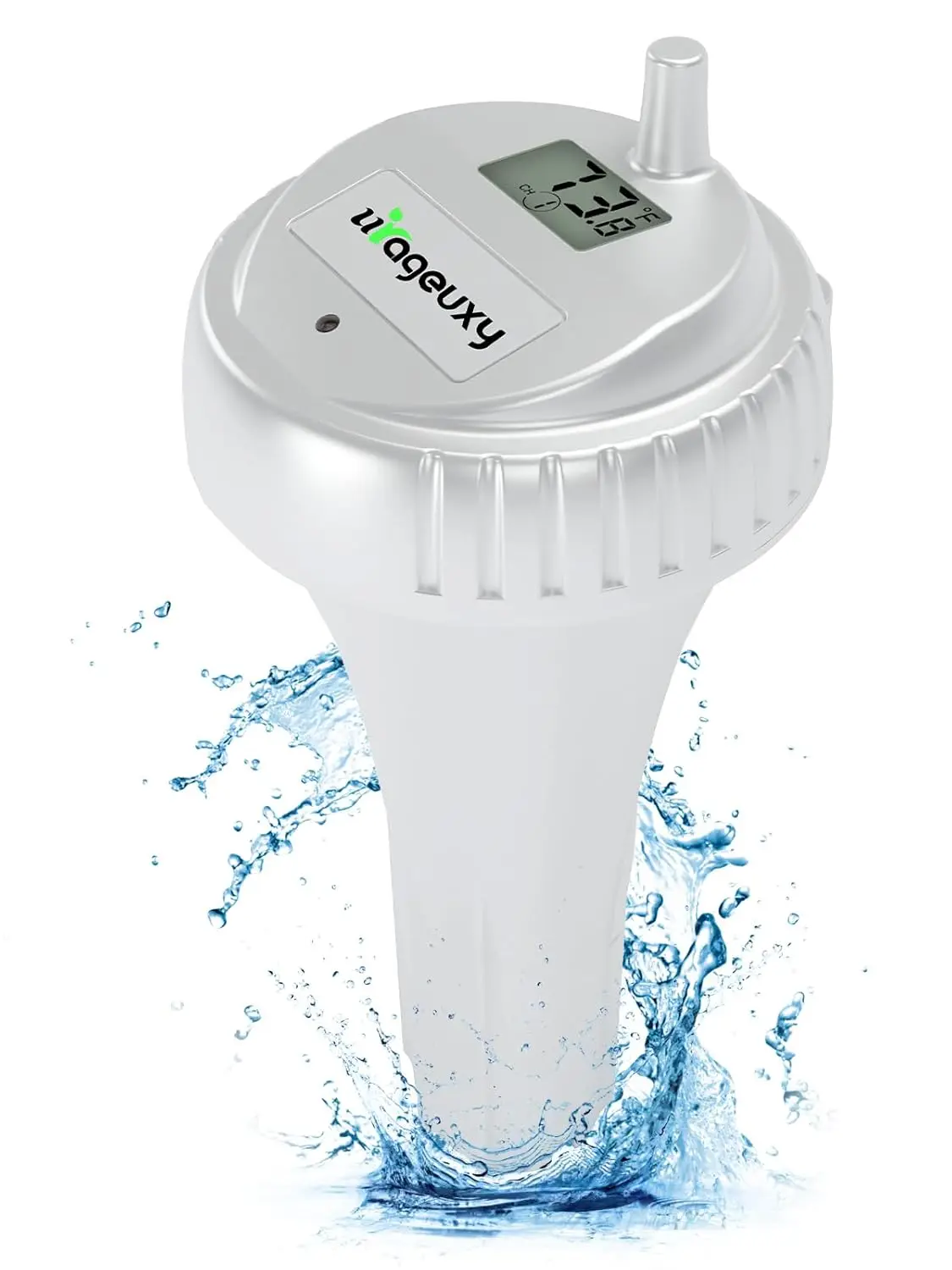 

Pool Thermometer Floating Easy Read IPX8 Waterproof Digital Water Temperature Thermometer for Swimming Pool Fish Pond SPA