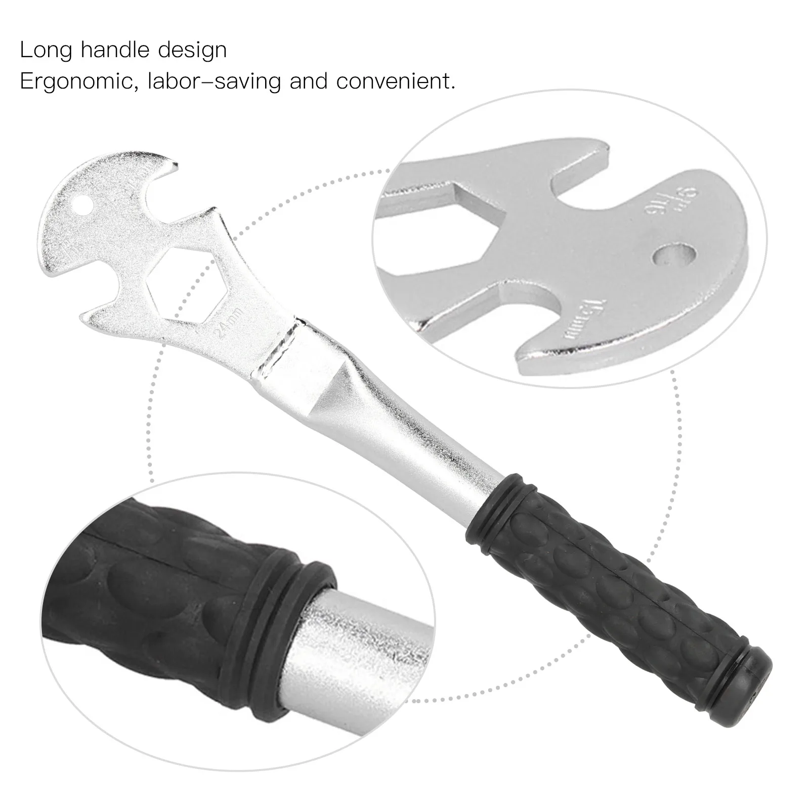 دراجة دواسة الدراجة المفك 15/24 مللي متر أداة مفتاح الربط أداة إزالة وتركيب الدواسة