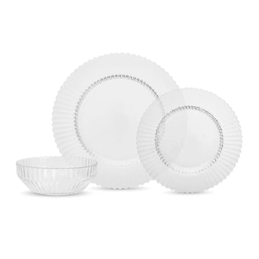

Набор столовой посуды Eater x Zwiesel Seraphina Glass из 12 предметов на 4 персоны, прозрачная кухонная утварь, прочный хрустальный стеклянный обеденный набор
