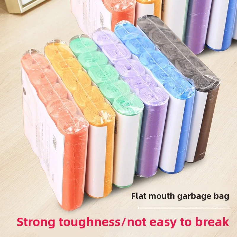 5 Rollen 1 Packung 75 Stück Haushalts-Müllbeutel Einweg-Mülltüten Küchenabfallbeutel Reinigungsbeutel Plastiktüten
