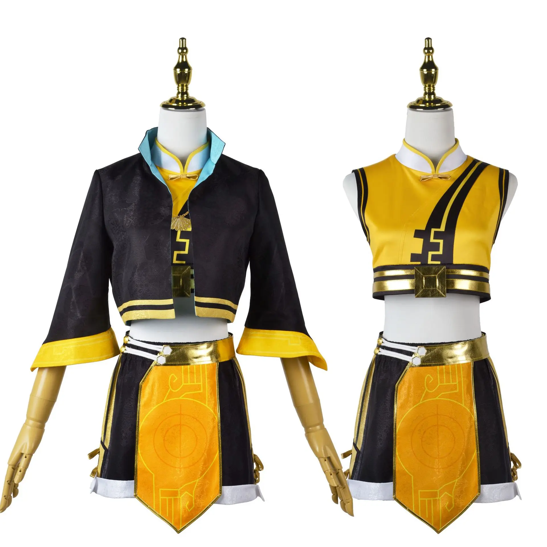 

Game Honor of Kings King of Glory Ji Xiaoman Cosplay Costume Women Girls Halloween Role Play Wig Coat Shorts Full Suit Outfit