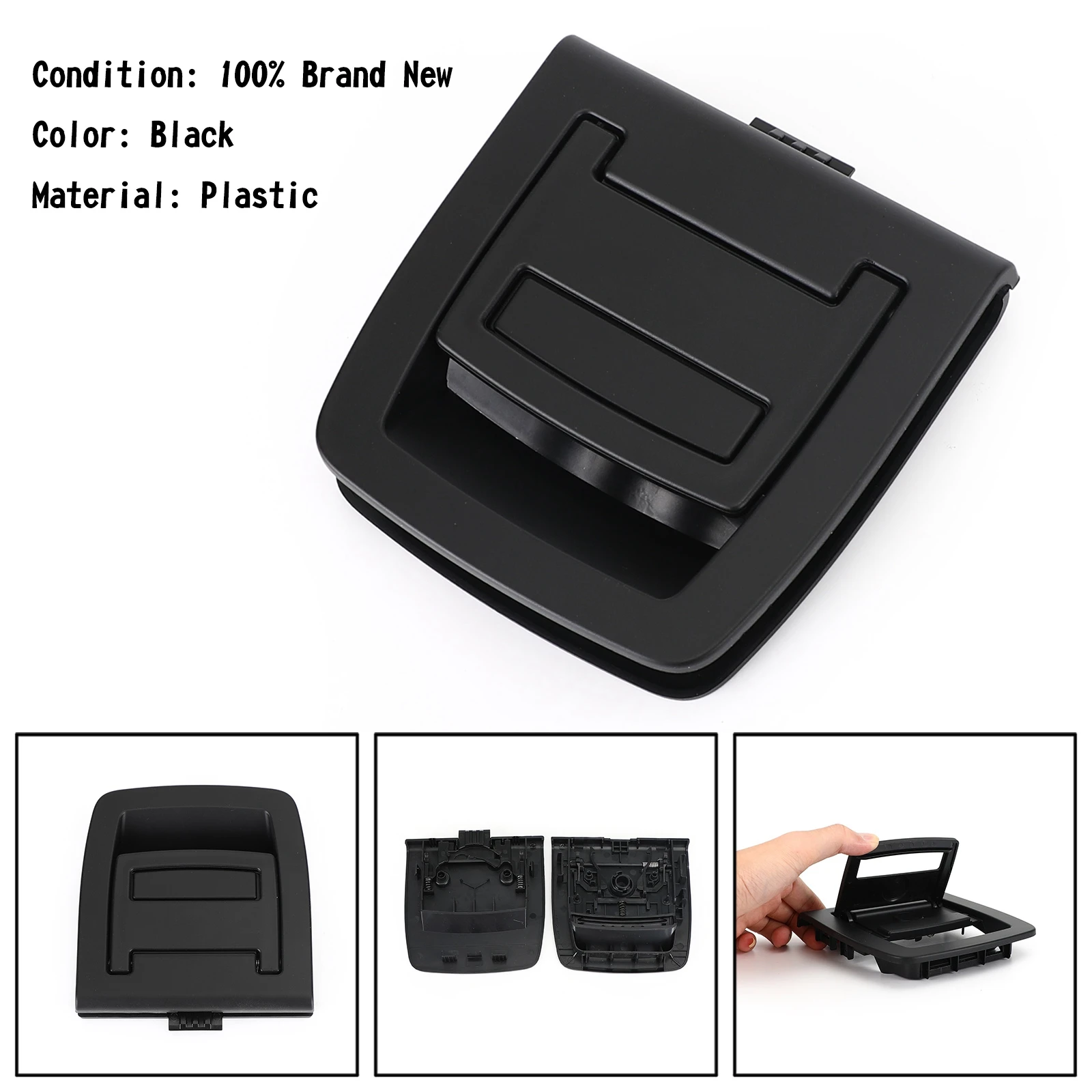 Darupsun Black Interior Rear Trunk Mat Handle 51479120283 for BMW X5 E70 X6 E71
