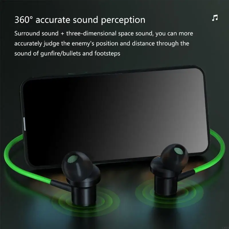 G88D Cuffie USB C per telefono 15/15Pro/15 15Plus S22 S21 A53 A54 Auricolare USB tipo C con microfono con controllo del