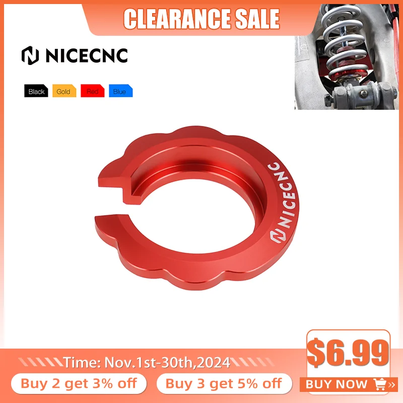 

NICECNC Raptor 700 Rear Shock Absorber Spring Seat ATV For Yamaha Raptor 700R 2009 2011-2023 YFM700 YFM700R