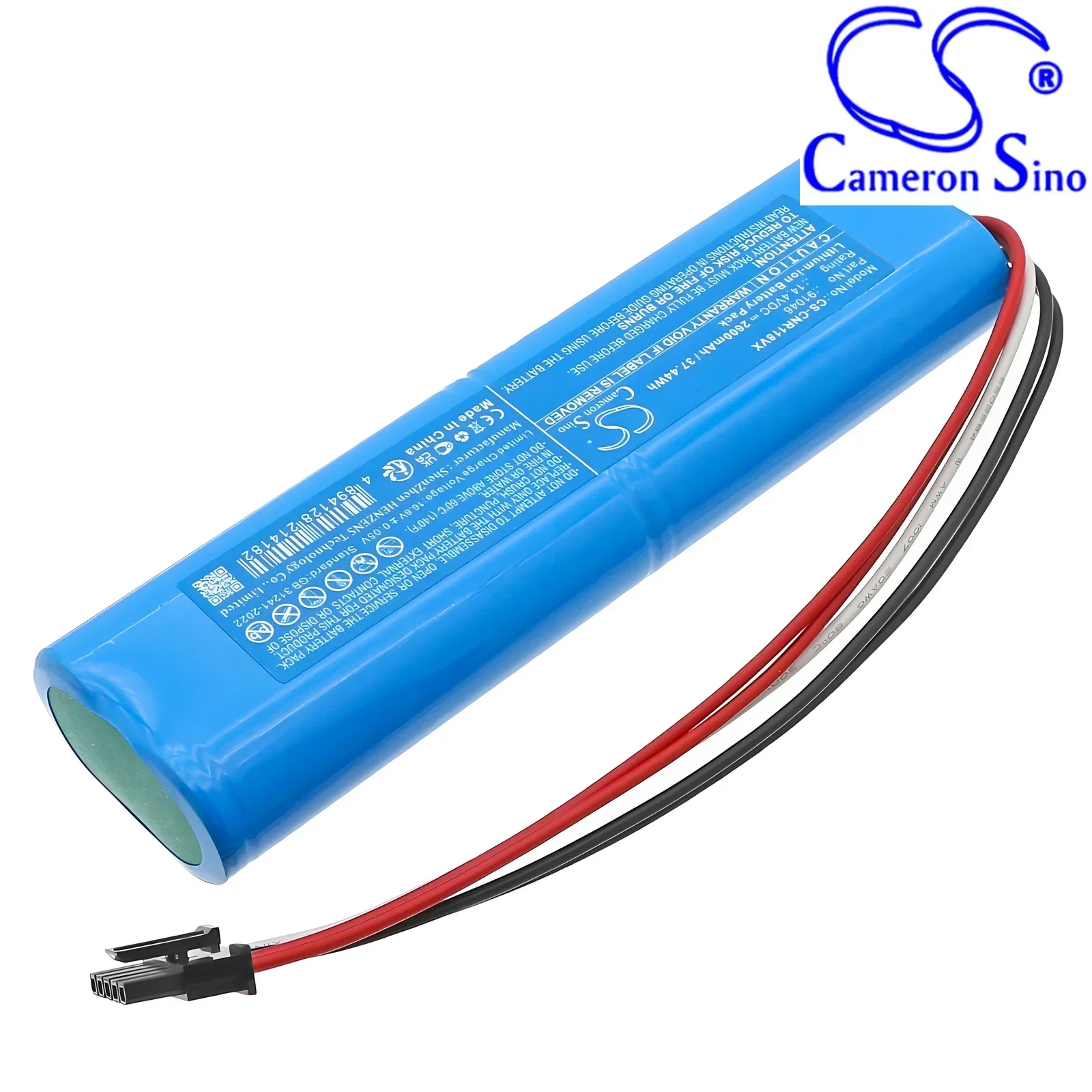 Replacement 14.4V 2600mAh/3350mAh Vacuum Battery for ETA 7243 Aquilo Pro,For Cecotec Conga 11090, Rockstar Deepclean Max