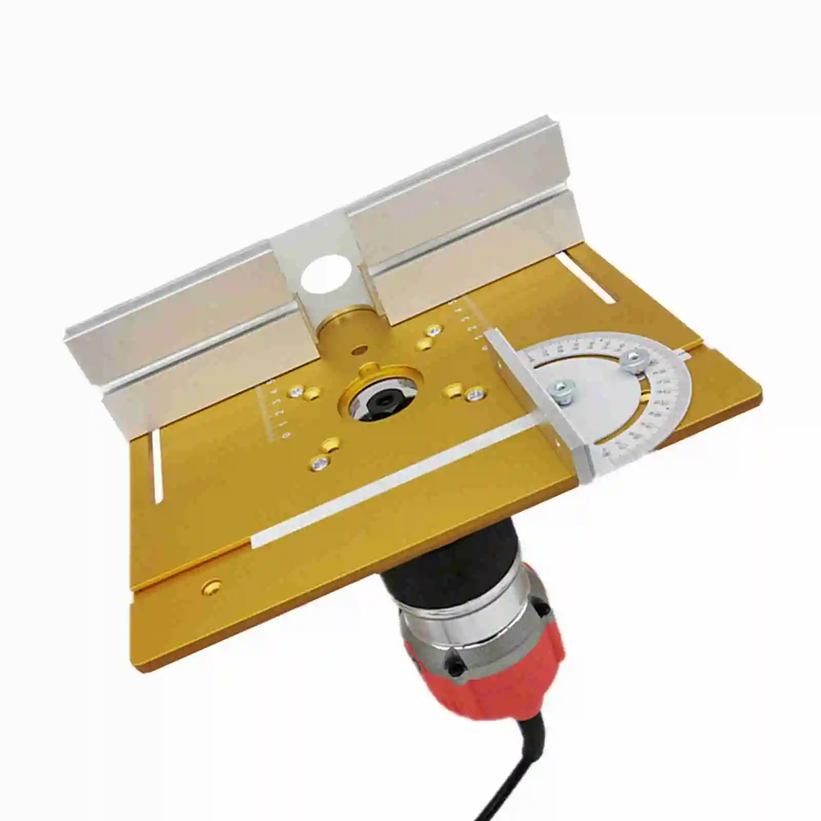 Router Table Insert Plate Aluminum Alloy Wood Milling Flip Board Trimming Machine Engraving Auxiliary Tool Table Saw Benches